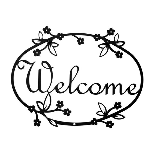 Floral Welcome Sign Medium