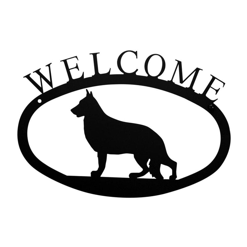 German Shepherd Welcome Sign Small