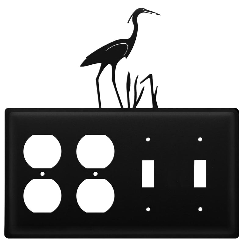 Quad Heron Double Outlet and Double Switch Cover CUSTOM Product