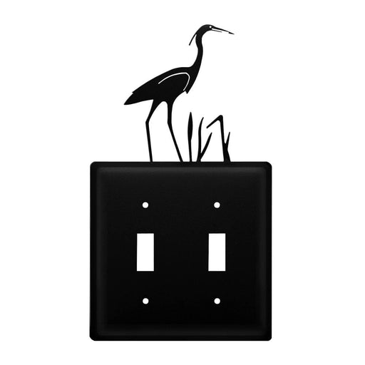 Double Heron Double Switch Cover