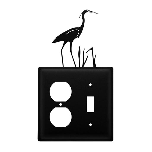 Double Heron Single Outlet and Switch Cover