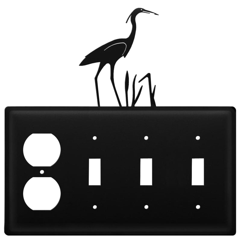 Quad Heron Single Outlet and Triple Switch Cover CUSTOM Product