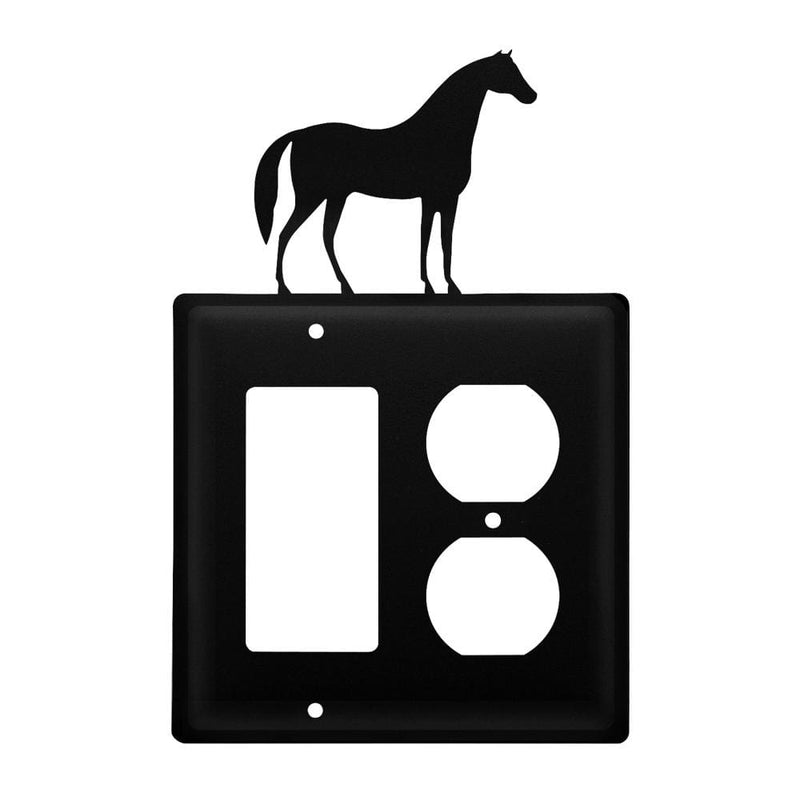 Double Horse Single GFI & Outlet CUSTOM Product