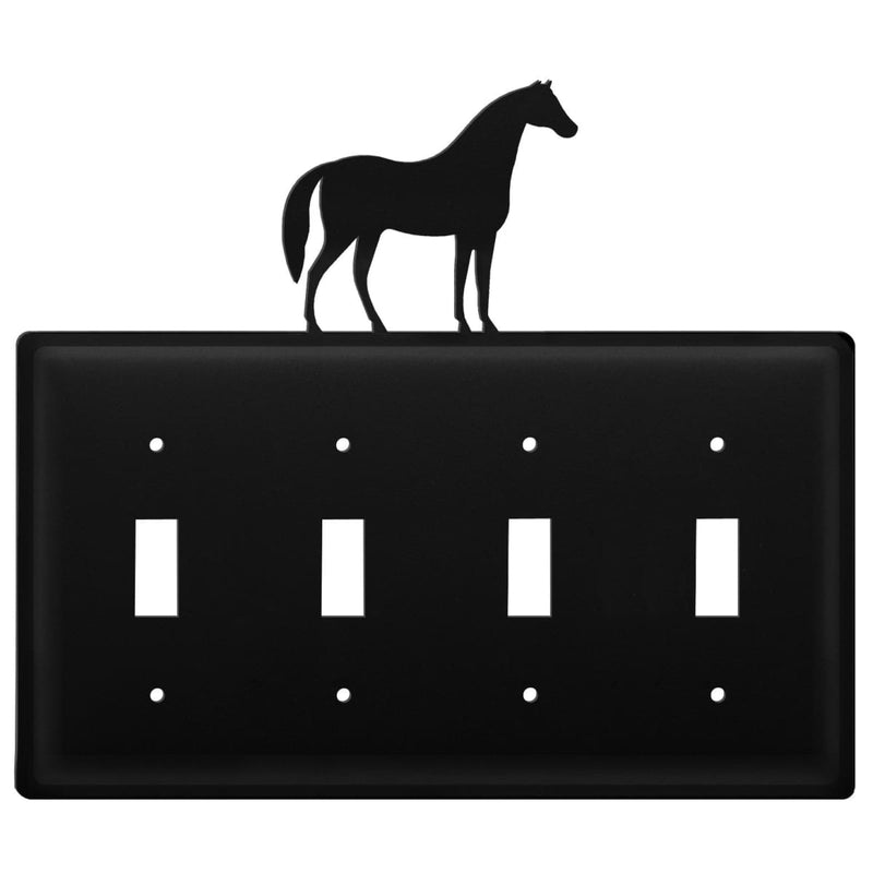 Quad Horse Quadruple Switch Cover