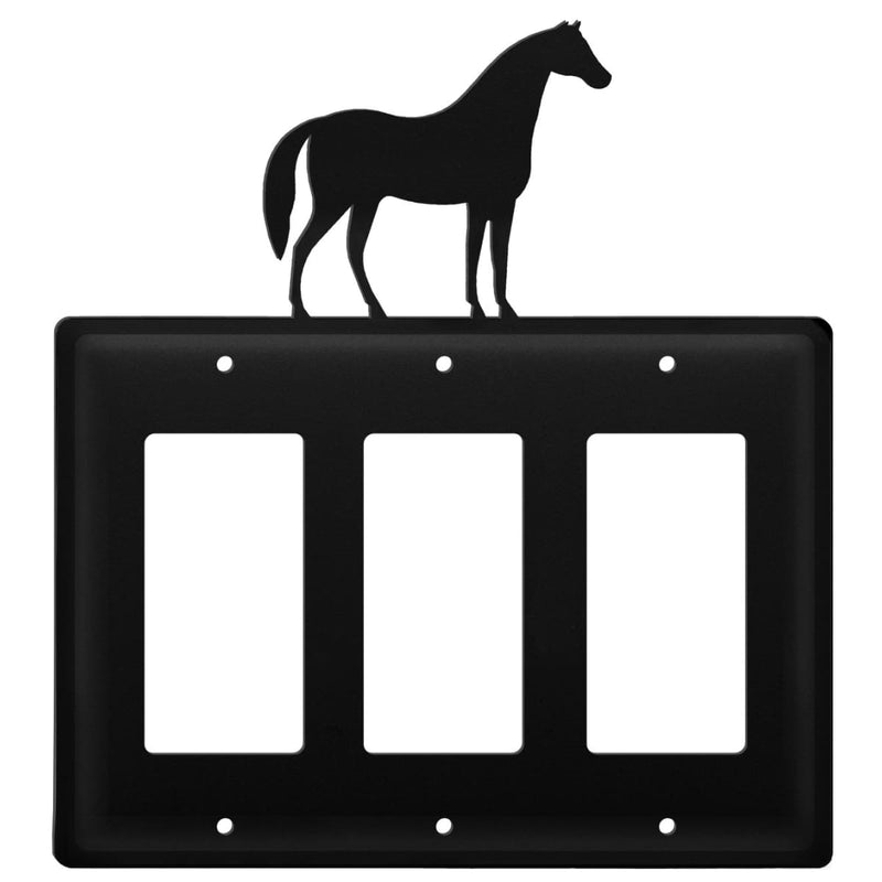 Triple Horse Triple GFI Cover CUSTOM Product