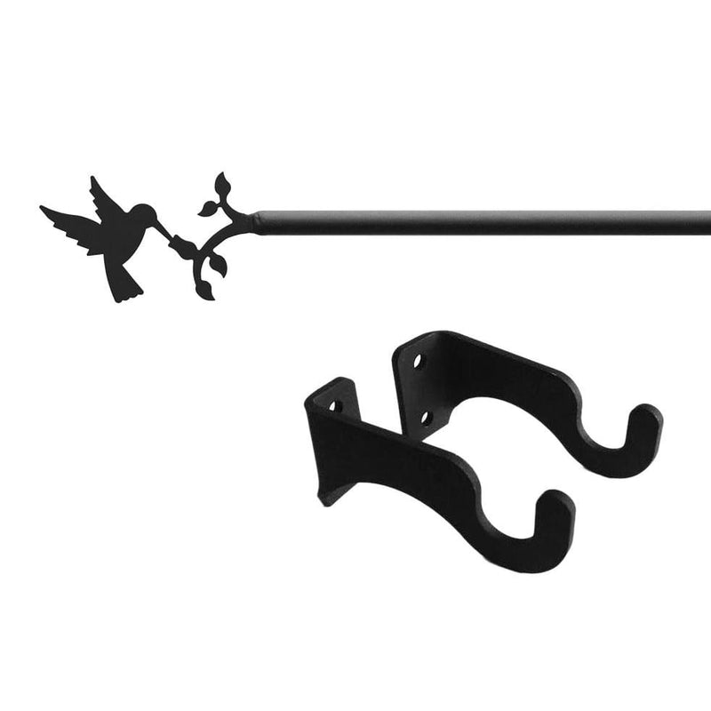 Hummingbird Curtain Rod SM (Hardware is INCLUDED)