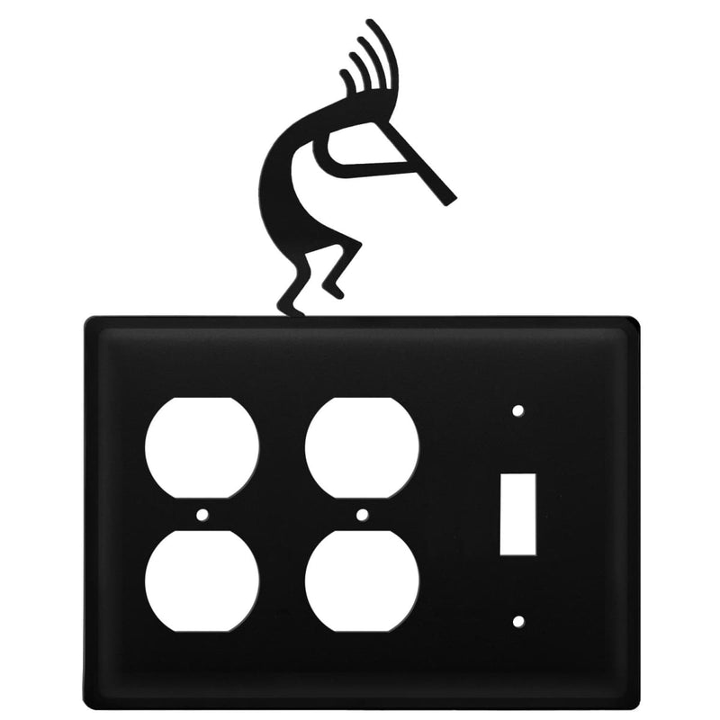 Triple Kokopelli Double Outlet and Single Switch Cover CUSTOM Product