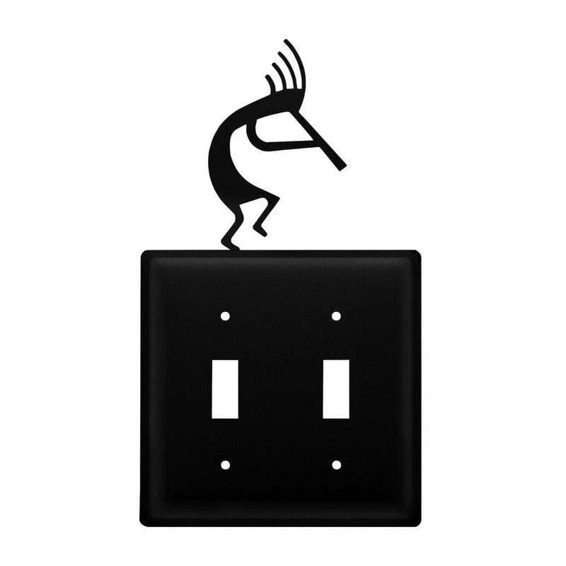 Double Kokopelli Double Switch Cover