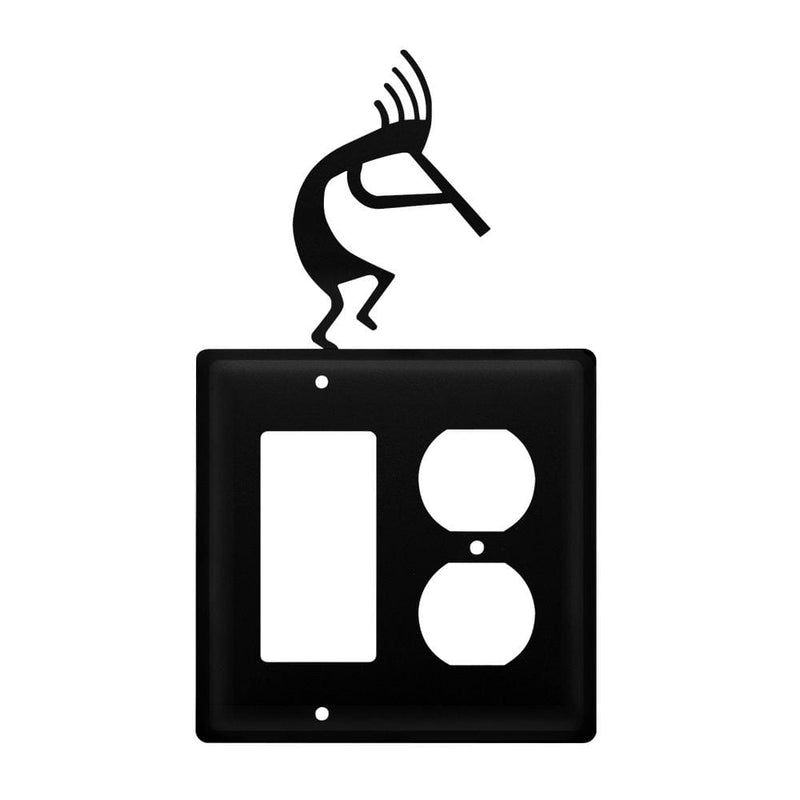 Double Kokopelli Single GFI & Outlet CUSTOM Product