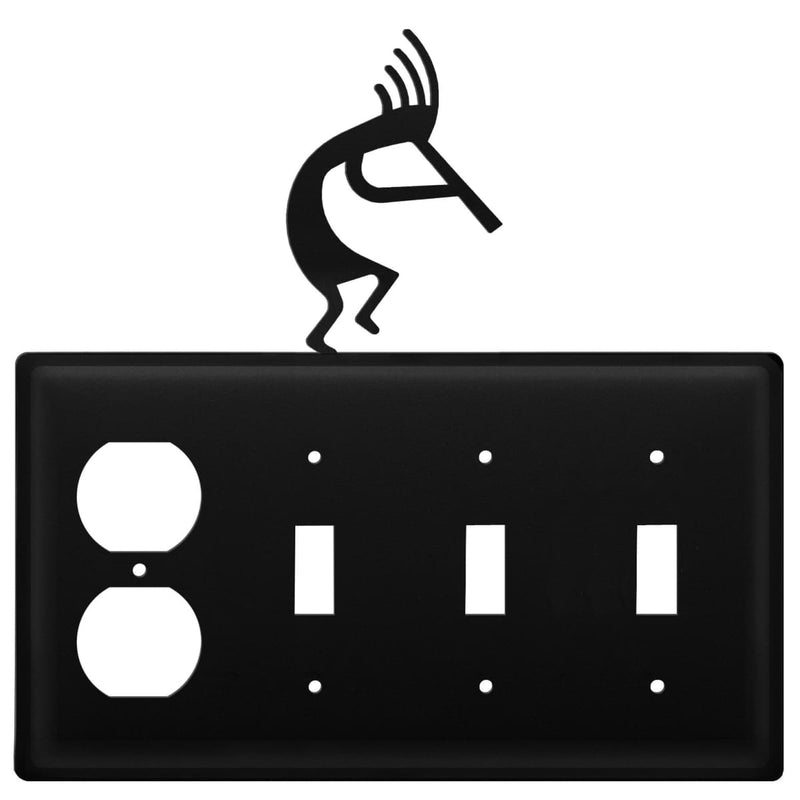 Quad Kokopelli Single Outlet and Triple Switch Cover CUSTOM Product