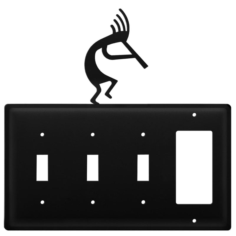 Quad Kokopelli Triple Switch & Single GFI CUSTOM Product