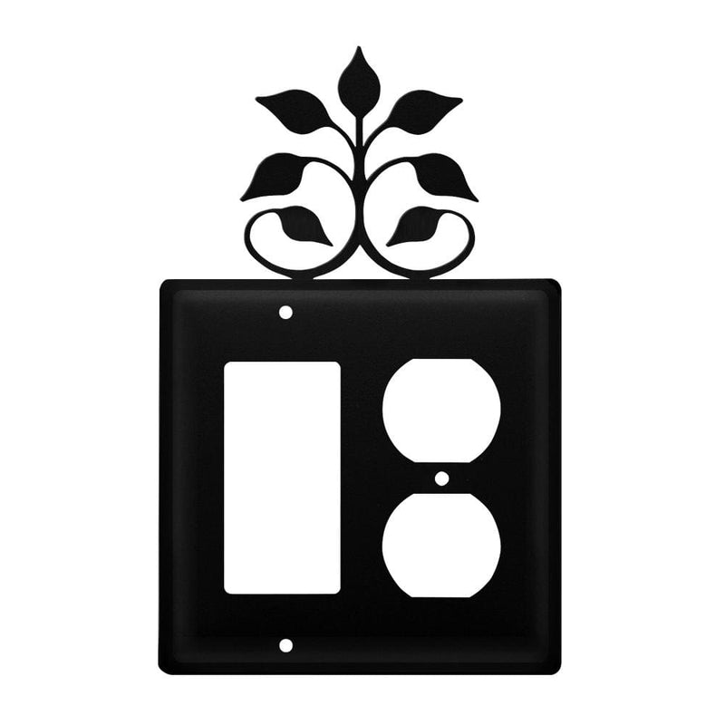 Double Leaf Fan Single GFI & Outlet CUSTOM Product