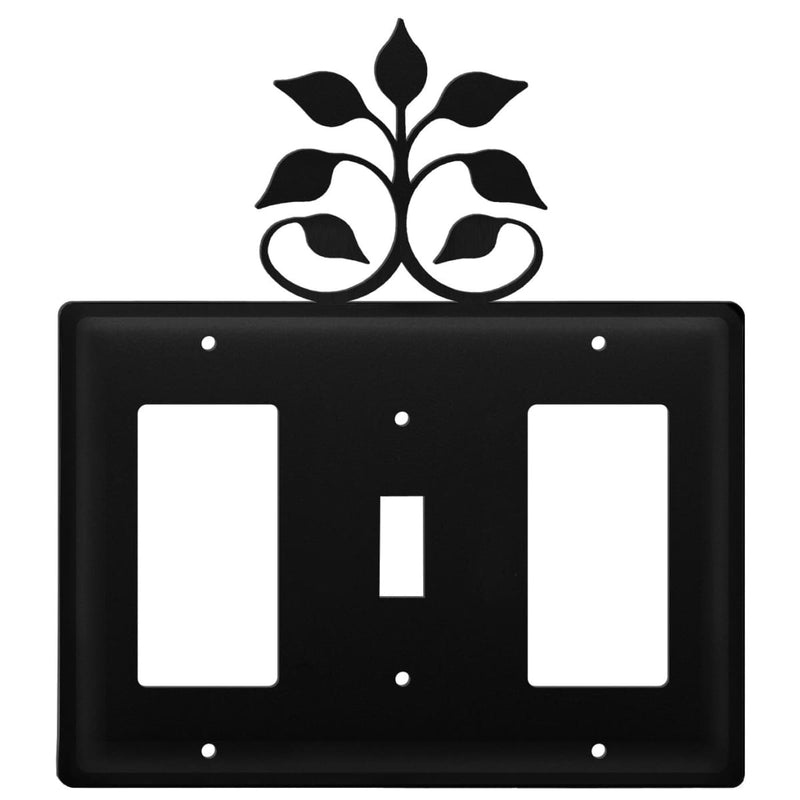 Triple Leaf Fan Single GFI Switch and GFI Cover CUSTOM Product