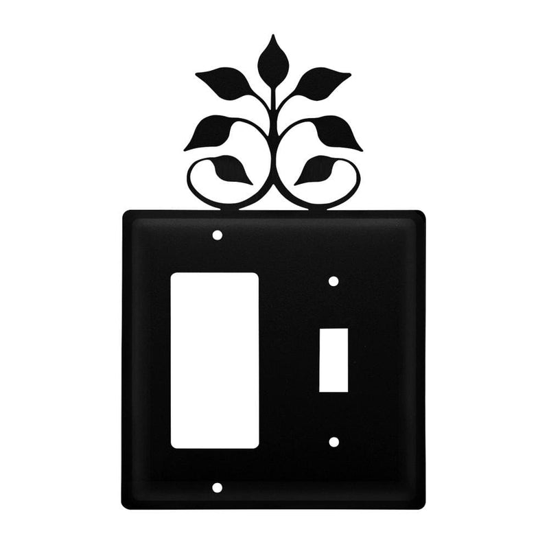 Double Leaf Fan Single GFI and Switch Cover CUSTOM Product