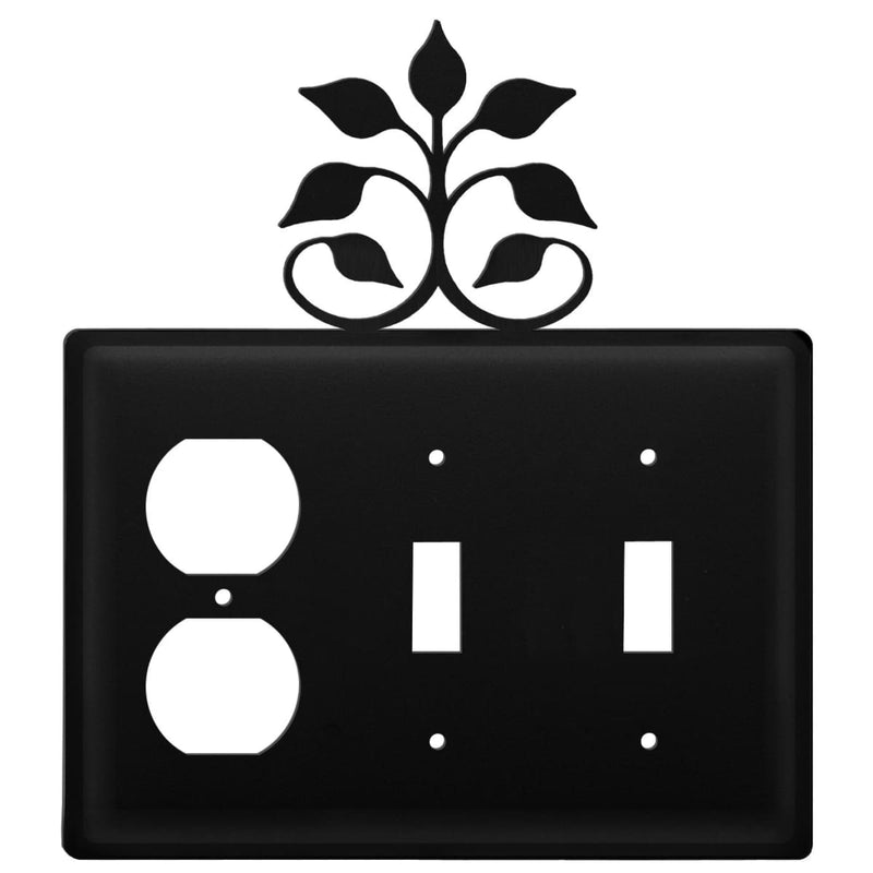 Triple Leaf Fan Single Outlet and Double Switch Cover CUSTOM Product