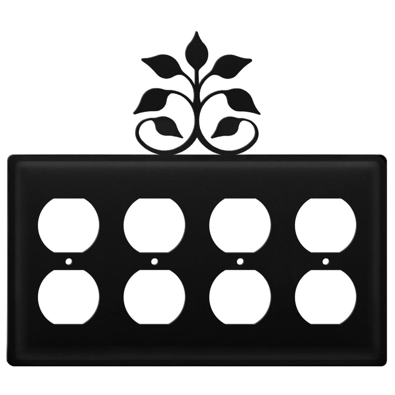 Quad Leaf Fan Quad Outlet Cover CUSTOM Product