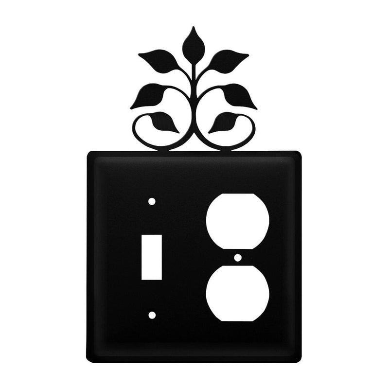 Double Leaf Fan Switch & Outlet Cover