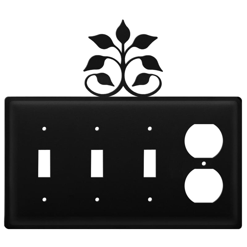 Quad Leaf Fan Triple Switch & Single Outlet CUSTOM Product