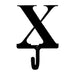 Letter X Wall Hook Small