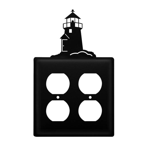 Double Lighthouse Double Outlet Cover