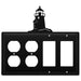 Quad Lighthouse Double Outlet and Double GFI Cover CUSTOM Product