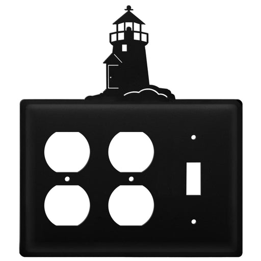 Triple Lighthouse Double Outlet and Single Switch Cover CUSTOM Product