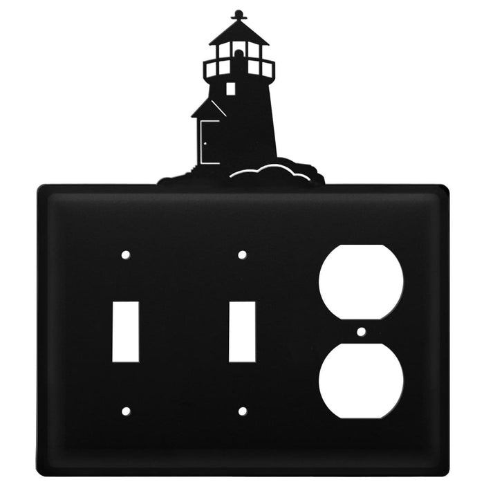 Triple Lighthouse Double Switch & Single Outlet Cover