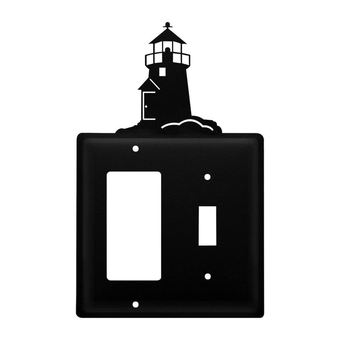 Double Lighthouse Single GFI and Switch Cover CUSTOM Product