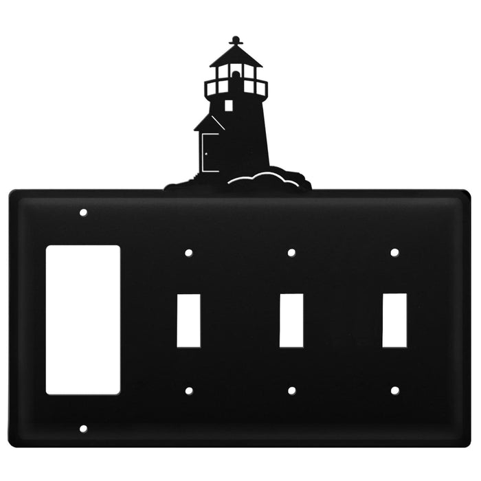 Quad Lighthouse Single GFI and Triple Switch Cover CUSTOM Product