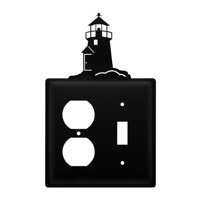 Double Lighthouse Single Outlet and Switch Cover