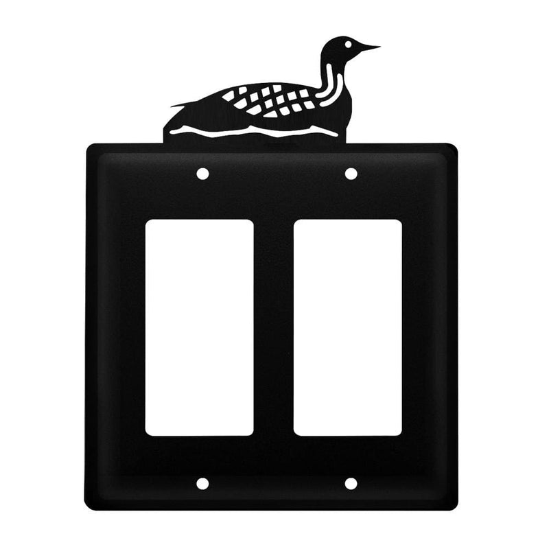 Double Loon Double GFI Cover