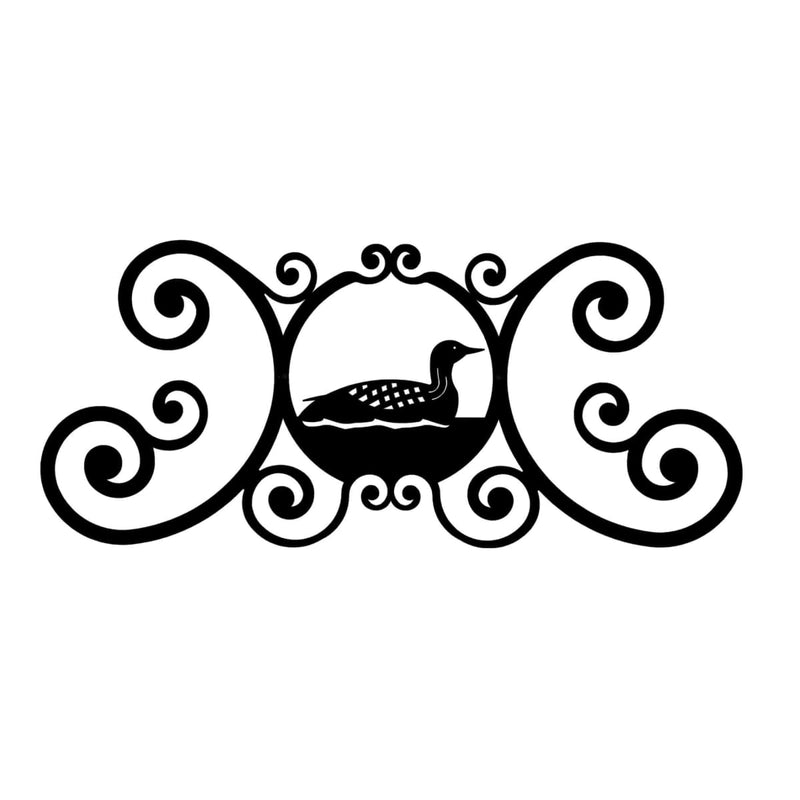Loon Over Door Plaque