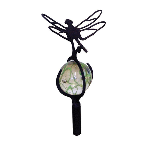 Dragonfly Marble Garden Stake