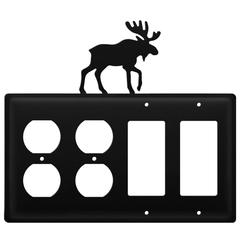 Quad Moose Double Outlet and Double GFI Cover CUSTOM Product