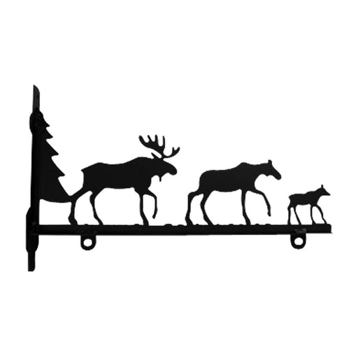 Moose Family Sign Bracket 24 Inch