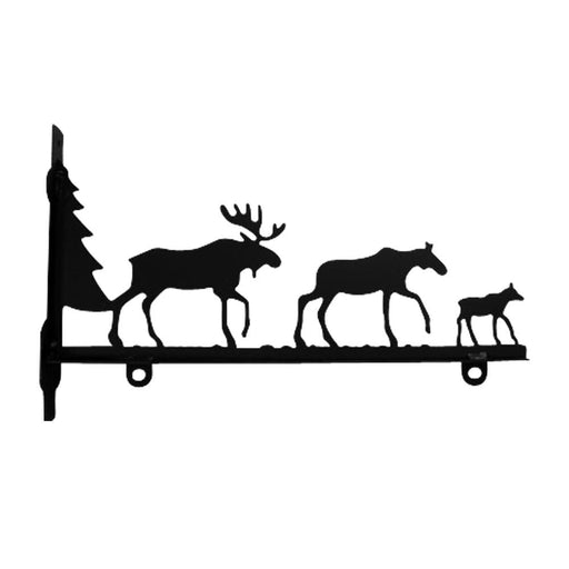 Moose Family Sign Bracket 36 Inch