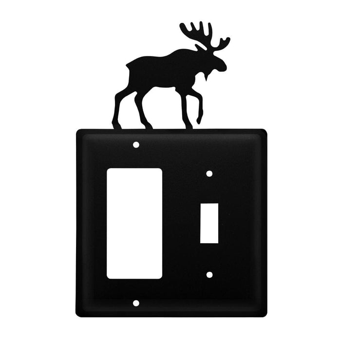 Double Moose Single GFI and Switch Cover CUSTOM Product