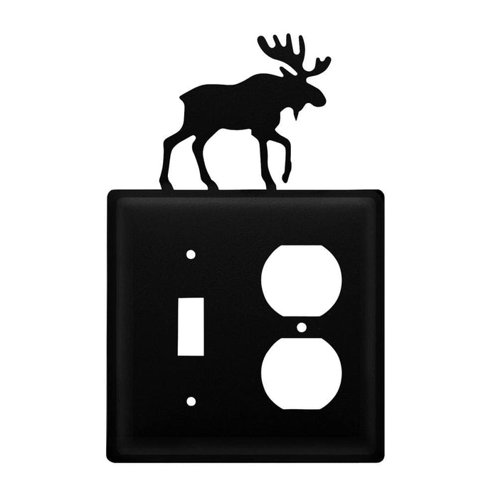 Double Moose Switch Outlet Cover