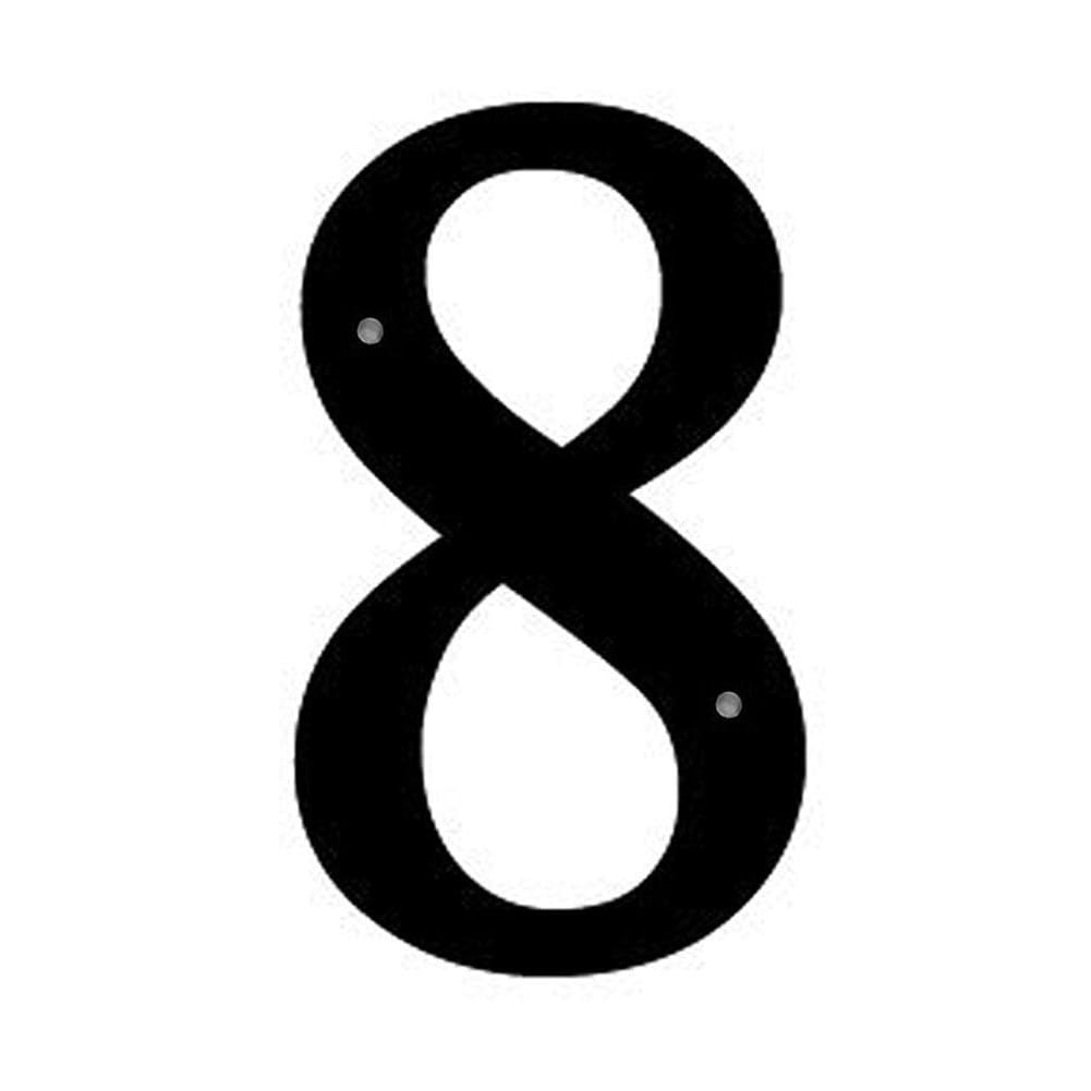 Number 8 Sign - Medium House Number — Village Wrought Iron Inc