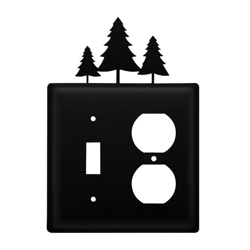 Double Pine Trees Switch&Outlet C