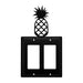 Double Pineapple Double GFI Cover