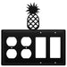 Quad Pineapple Double Outlet and Double GFI Cover CUSTOM Product