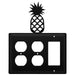 Triple Pineapple Double Outlet and Single GFI Cover CUSTOM Product