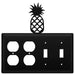 Quad Pineapple Double Outlet and Double Switch Cover CUSTOM Product