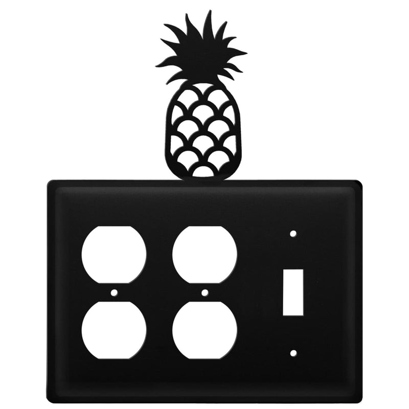 Triple Pineapple Double Outlet and Single Switch Cover CUSTOM Product