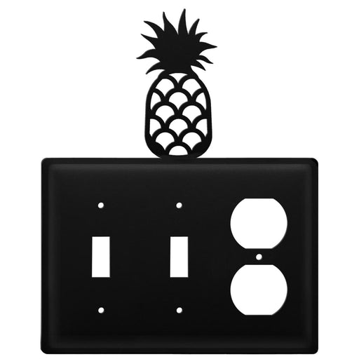 Triple Pineapple Double Switch & Single Outlet Cover