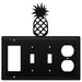 Quad Pineapple Single GFI Double Switch and Single Outlet Cover CUSTOM Product