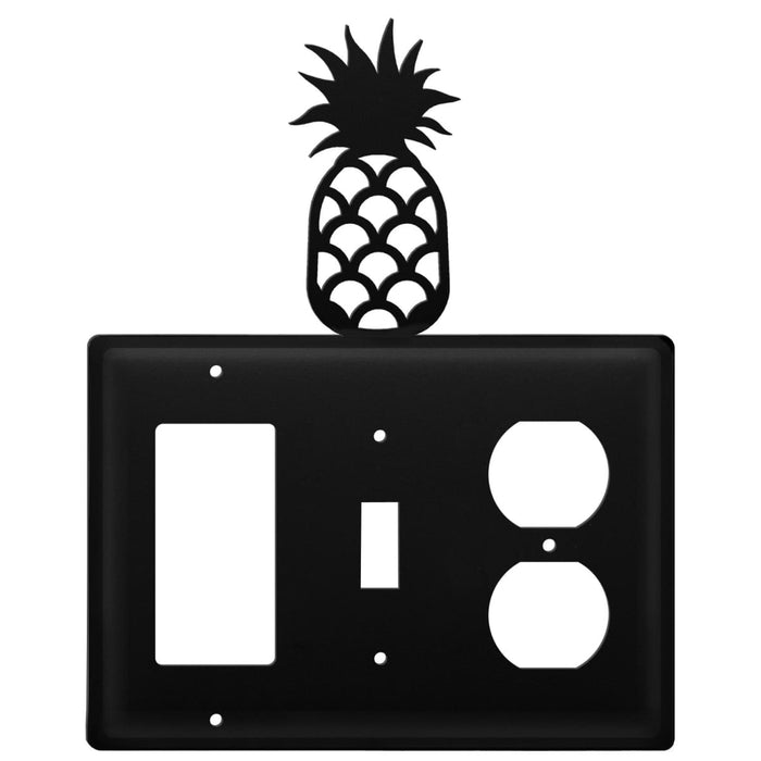 Triple Pineapple Single GFI Switch and Outlet Cover CUSTOM Product