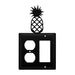 Double Pineapple Single Outlet and GFI Cover CUSTOM Product