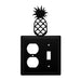 Double Pineapple Single Outlet and Switch Cover